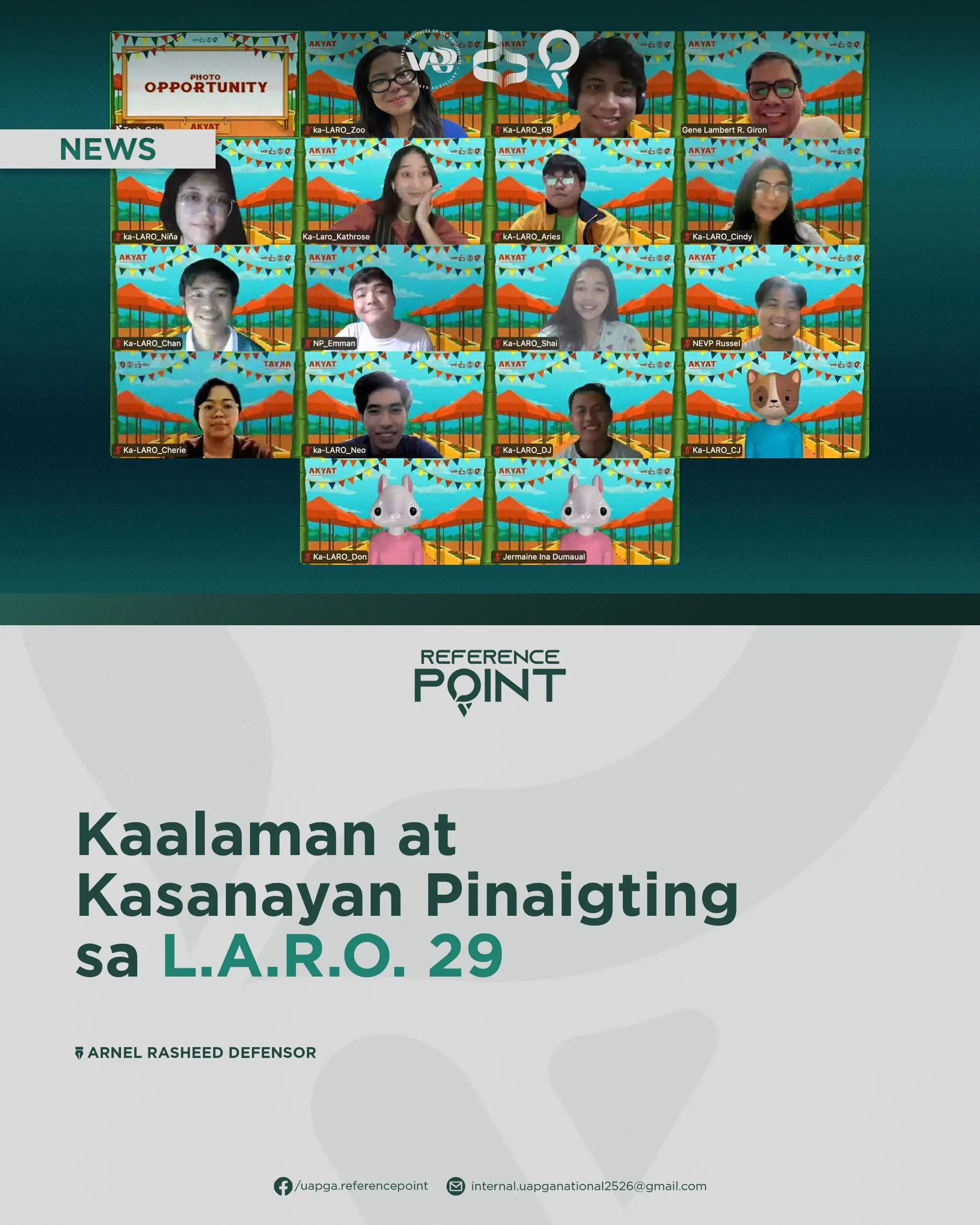 Kaalaman at Kasanayan Pinaigting sa ​​L.A.R.O. 29
