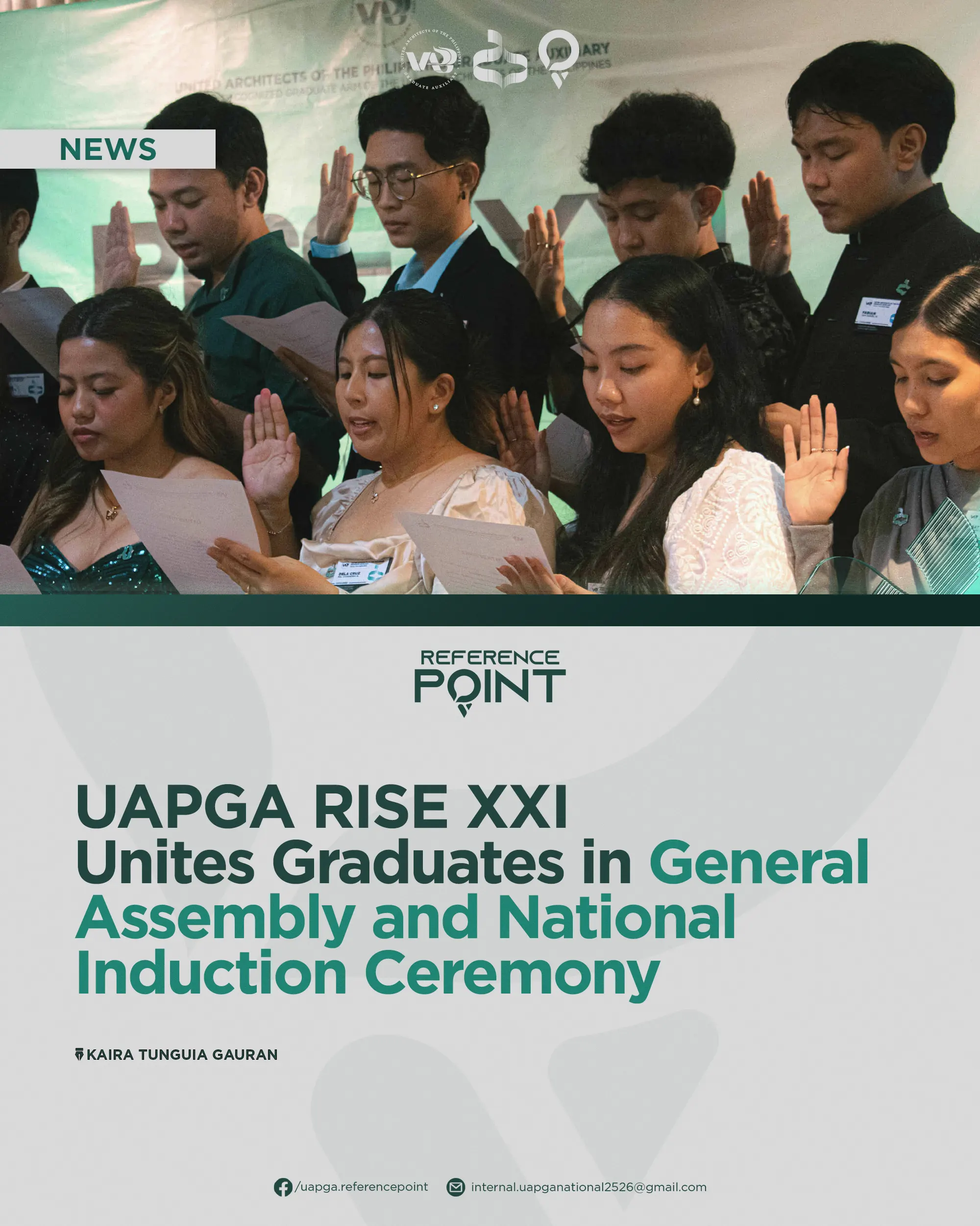 UAPGA RISE XXI Unites Graduates in National Assembly and Induction Ceremony